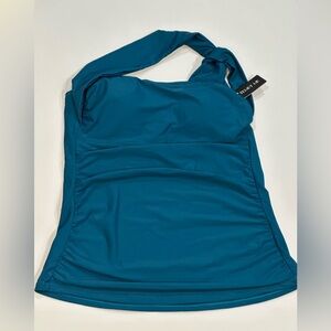 Tempt Me Women  Tops Ruched One Shoulder Bathing Suit Swimsuit Top